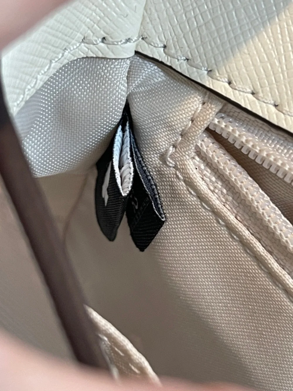 Kate Spade Sadie Envelope Crossbody Ivory Saffiano Leather Bag